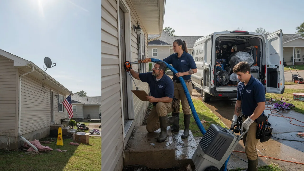 Ceiling Water Damage Restoration in Portland, TX near me